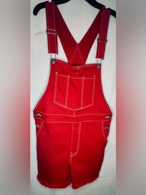 Women’s Overall Shorts with Fringe Detail